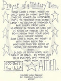 Military Mom Prayer Embroidery ePattern