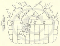 Basket Of Pears Embroidery ePattern