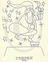 Up On The House Top Embroidery ePattern