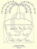 Climb The Tree Embroidery ePattern