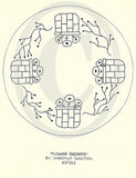 Flower Baskets Mat Embroidery ePattern