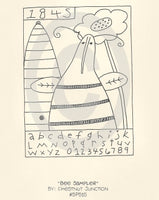 Bee Sampler Embroidery ePattern